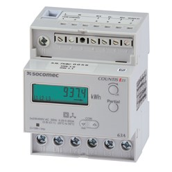 Elektriciteitsmeter METERING SOCOMEC COUNT KWH E26 3PH 63A M-BUSMID 48503038